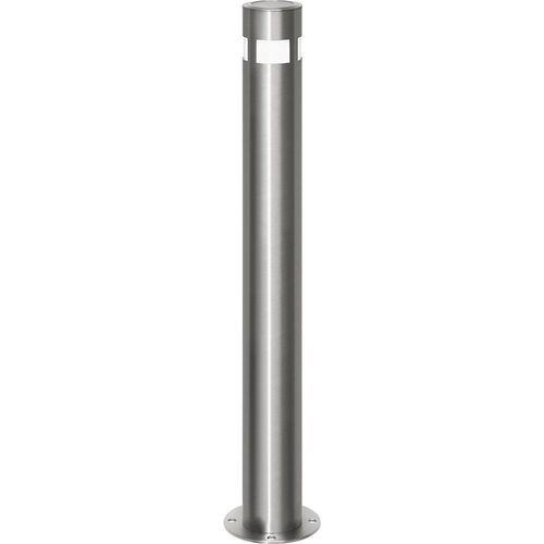 Edelstahl-Sperrpfosten, Ø 102 mm, mit Solar-Leuchtkopf, zum Aufdübeln, feststehend kaiserkraft