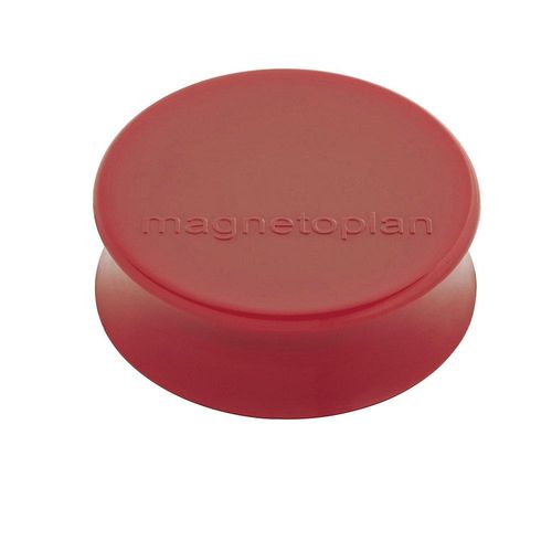 magnetoplan Ergo-Magnet, Ø 34 mm, VE 50 Stk, rot
