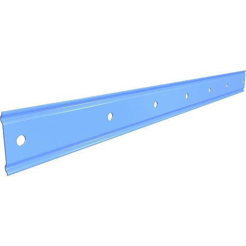 eurokraft pro Anschlagleiste CustomLine, für Montage-/Etagenwagen, Länge 666 mm, VE 2 Stk, lichtblau RAL 5012