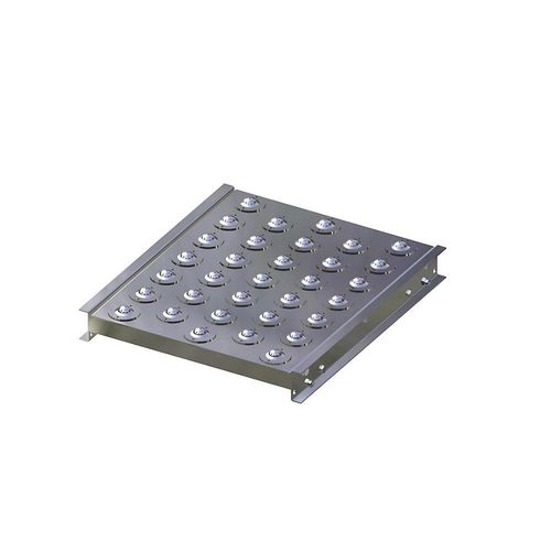 Gura Kugelrollentisch, Bahnbreite 400 mm, Länge 500 mm, Teilung 75 mm