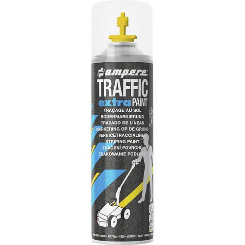 Ampere Markierfarbe Traffic extra Paint® für starke Beanspruchung, Inhalt 500 ml, VE 12 Dosen, gelb