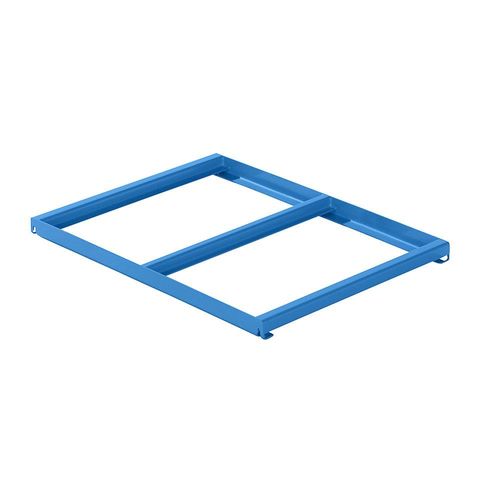 LISTA Festrahmen, BxT 890 x 1260 mm, Fachlast 800 kg, lichtblau