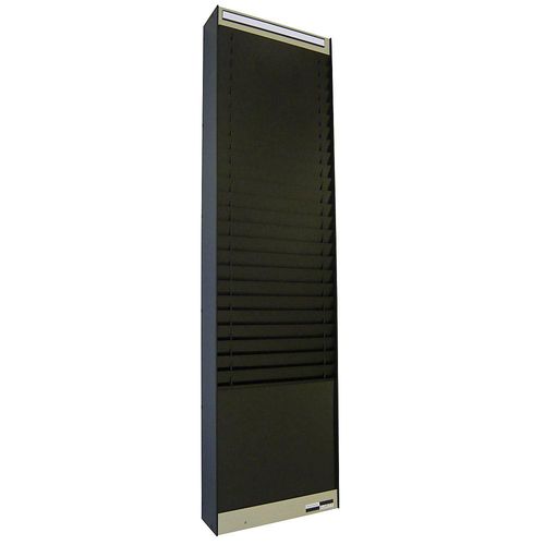 Dokumentensortiertafel, 1 x 25 Fächer, DIN A4, Dokumentenlage horizontal, schwarz, matt kaiserkraft