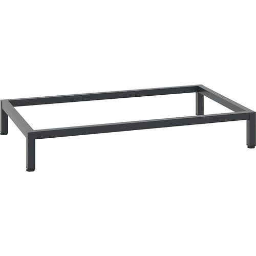 C+P Schrankuntergestell, schwarzgrau RAL 7021, 926 x 596 mm