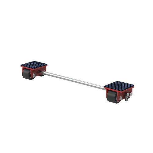 Transportfahrwerk, fest, mit Verbindungsstange, Tragfähigkeit 3000 kg kaiserkraft