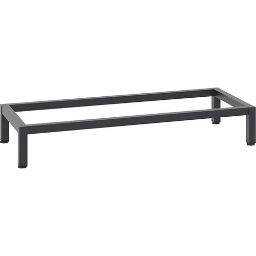 C+P Schrankuntergestell, schwarzgrau RAL 7021, 1200 x 500 mm