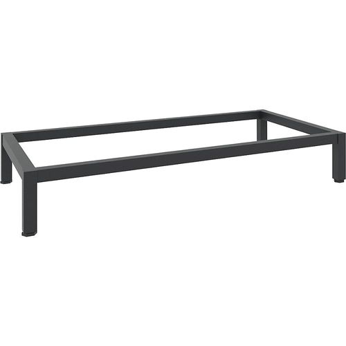 C+P Schrankuntergestell, schwarzgrau RAL 7021, 926 x 496 mm