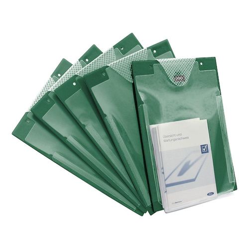 EICHNER Auftragstasche DIN A4 TURBO, BxT 230 x 330 mm, VE 10 Stk, grün