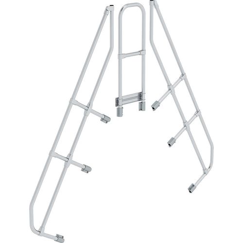 MUNK Zweites Geländer, für Überstiegsbrücke, für 7 Stufen und Plattform 800 x 600 mm