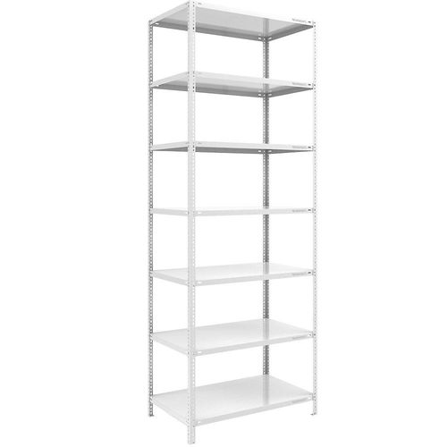 eurokraft pro Schraubregal, Bauart leicht, doppelseitig, HxBxT 3000 x 1000 x 800 mm, grau, Grundregal Image