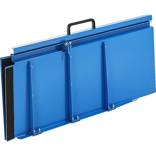 Mottez Zufahrtrampe, klappbar, Tragfähigkeit 450 kg, LxB 1060 x 890 mm