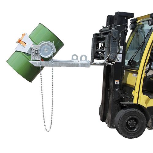 eurokraft pro Fasskipper, für Stapler- und Kranbetrieb, mit Endloskette, verzinkt