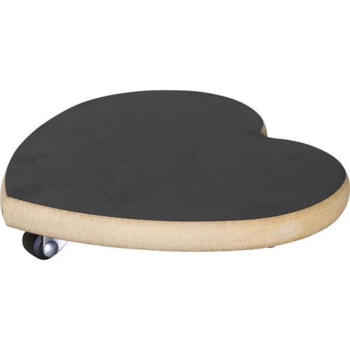 Wagner Pflanzenroller MDF, Tragfähigkeit 100 kg, LxB 200 x 200 mm, schwarz, VE 2 Stk