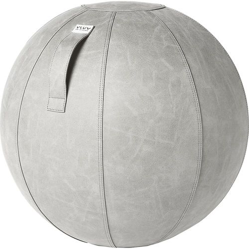 VLUV VEGA Sitzball, veganes Kunstleder, 600 - 650 mm, zement