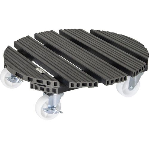 Wagner Pflanzenroller WPC, Tragfähigkeit 150 kg, LxB 385 x 385 mm, anthrazit