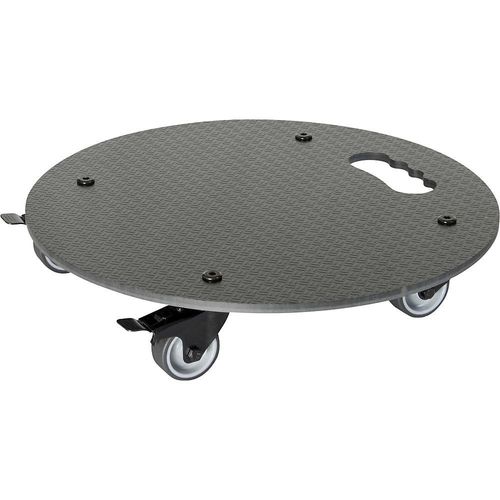 Wagner Pflanzenroller, Tragfähigkeit 100 kg, HPL, Ø 380 mm, schwarz