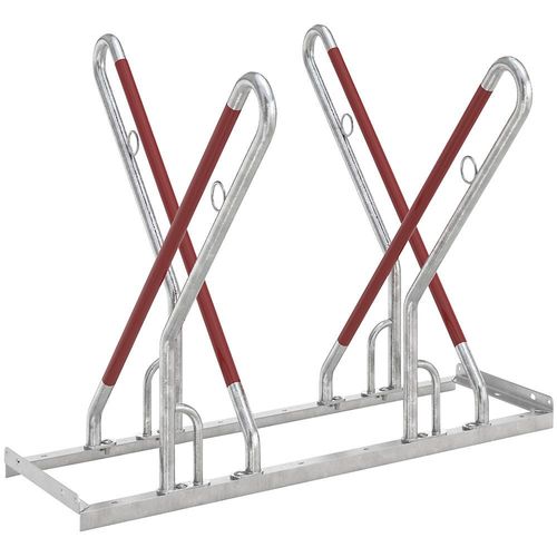 WSM Anlehnparker, Modell 0500 XBF, zweiseitig, 2 x 2 Einstellplätze