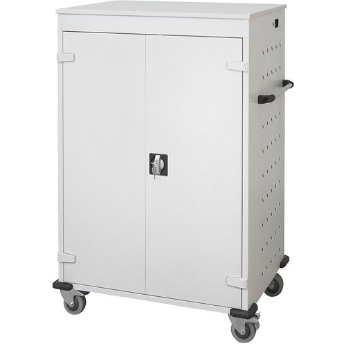 Laptop-Ladewagen, mit 20 Fächern, lichtgrau / lichtgrau kaiserkraft