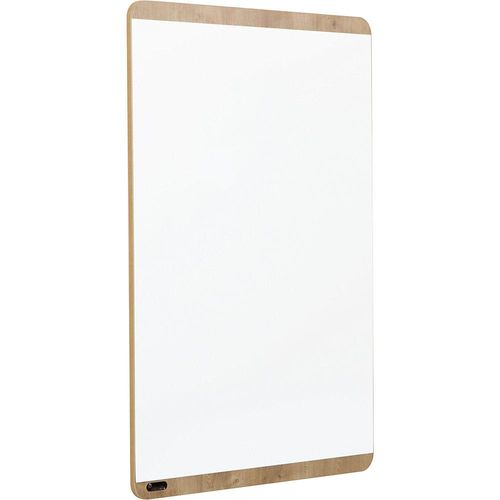 Whiteboard NATURAL, Rahmen in Holzoptik, Tafel weiß, BxH 750 x 1150 mm kaiserkraft