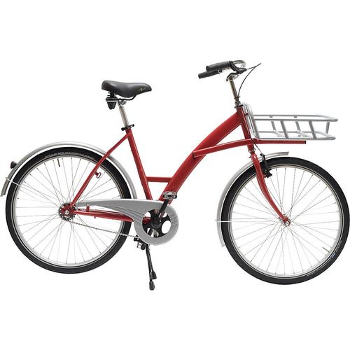 Betriebsfahrrad BASIC, Stahl, Traglast 140 kg, rot kaiserkraft