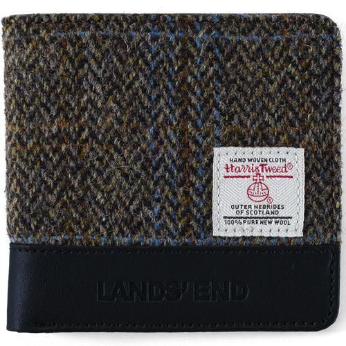 Harris Tweed Portemonnaie, Damen,  Braun, Wolle, by Lands' End