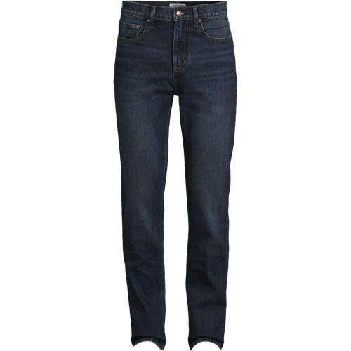 Stretch-Denim Jeans, Slim Fit, Herren,  Blau, Baumwoll-Mischung, by Lands' End