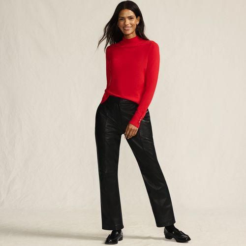 Lederhose, Damen,  Schwarz, by Lands' End