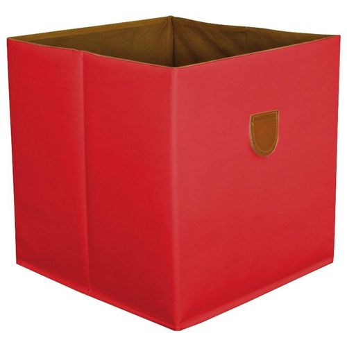 Aufbewahrungsbox PHOENIX "Stor' It", rot, B:34cm H:34cm T:34cm, Canvas, Aufbewahrungsboxen, Aufbewahrungsbox, B/H/T: 34 x 34 x 34 cm