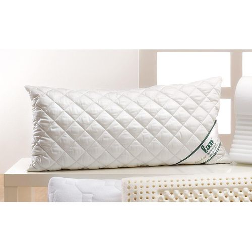 Dinkelkörnerkissen FAN "Dinkelkissen", beige, B:40cm H:10cm L:80cm, Bezug: 100% Baumwolle, Kopfkissen