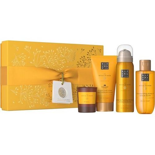 RITUALS Rituale The-Ritual-Of-MehrSmall Gift Set The Ritual of Mehr Scented Candle + The Ritual of Mehr Shower Oil 75 ml + The Ritual of Mehr Foaming Shower Gel 50 ml + The Ritual of Mehr Body Cream 70 ml 1 Stk. (25,99 € / 1 Stk.)