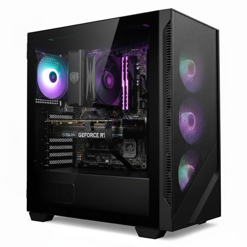 Gaming PC - AMD Ryzen 7 5700X 8x 4.6 Ghz - Nvidia GeForce RTX 5060 8GB - 32GB Ram - 2TB SSD - RGB Tower - WiFi - Windows 11 Pro