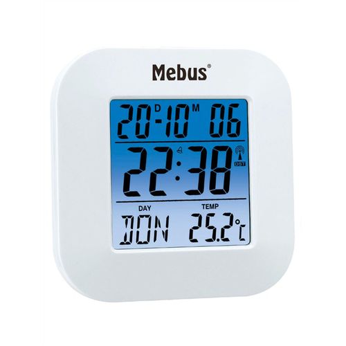 Funkwecker, weiß (colorot argent), Wecker