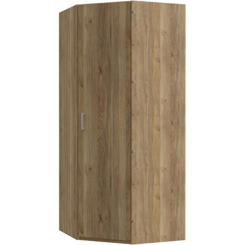 Eckkleiderschrank FORTE, mauvella eiche, B:86,5cm H:210,5cm T:89,4cm, Schränke, Eckkleiderschrank
