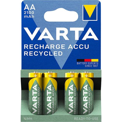 VARTA Akku, wiederaufladbar, AA, 2100 mAh, VE 4 Stk, ab 10 VE