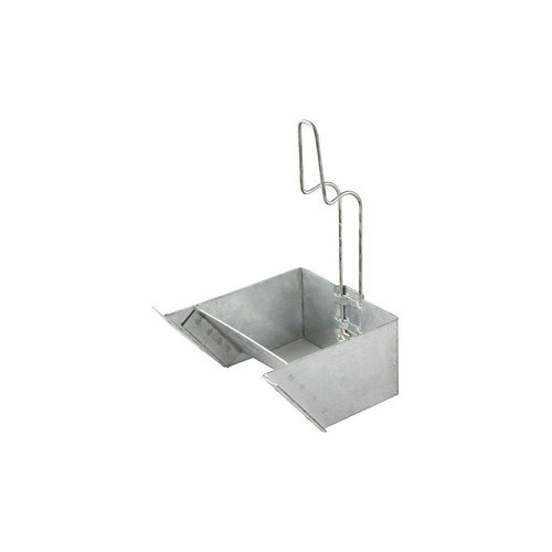 Halterung, für Radkeile NG 46, ab 2 Stk, Stahl, silber kaiserkraft