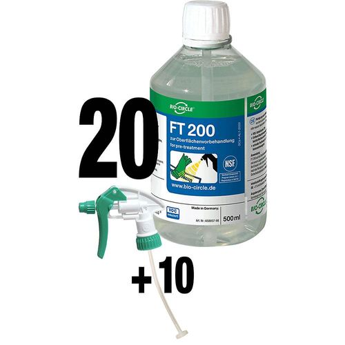 Bio-Circle Reiniger FT 200, VE 20 Stk + 10 Sprayer, tensidfrei