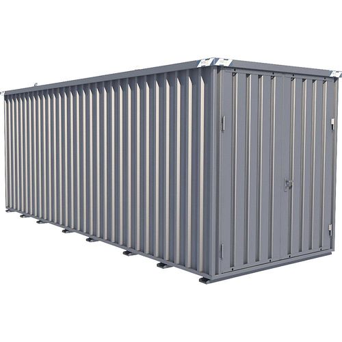 Lagercontainer, 2 Flügeltüren, Außen-BxHxT 2300 x 2400 x 6100 mm kaiserkraft