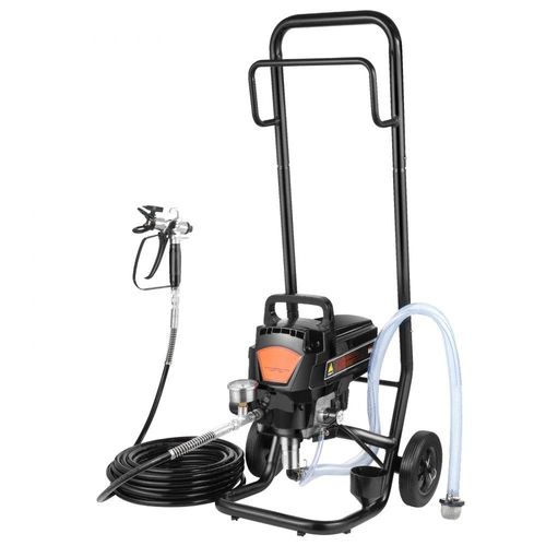 Stand-Airless-Farbspritzgerät, 950 W, 3000 PSI, elektrisches Farbspritzgerät mit WagenNeuer Titel in deutscher Sprache: "Stehen-Airless-Farbspritzgerät - 950 W, 3000 PSI - Elektrisches Farbspritzgerät mit Wagen"