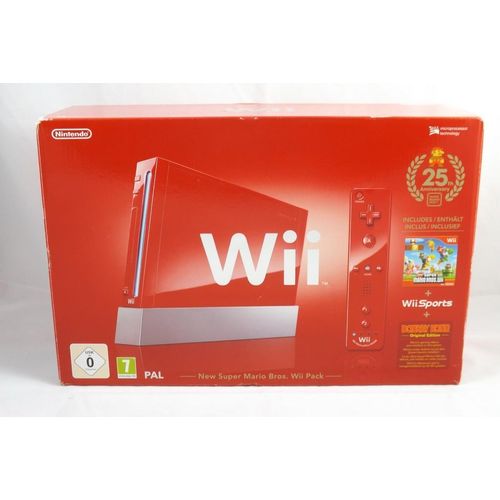 Nintendo Wii New Super Mario Bros Pack, IBM PowerPC, 512 MB, SD, DVD, 2, 1