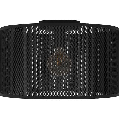 EGLO Deckenleuchte Manby, Deckenlampe, Deckenbeleuchtung im Industrial Design aus Metall in Schwarz, Gitter Lampe für Wohnzimmer und Flur, E27 Fassung