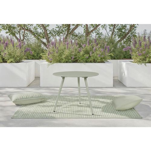 Ambia Garden Loungetisch , Hellgrün , Metall , rund , konisch , 41 cm , Loungemöbel, Loungetische