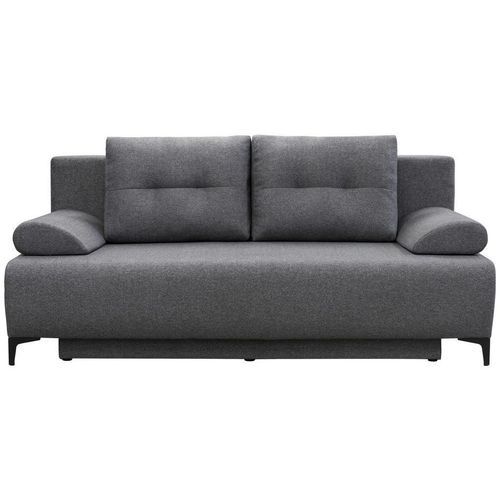 Mid.you Boxspringsofa , Dunkelgrau , Textil , 2-Sitzer , Füllung: Polyetherschaumkern, Silikon,Polyetherschaumkern, Silikon , 201x100x105 cm , Made in