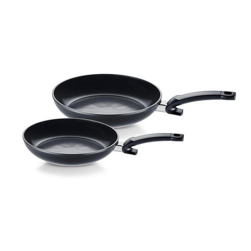 Fissler Pfannenset Ceratal® Classic , Schwarz , Metall , 2-teilig , Made in Germany , antihaftbeschichtet , Kochen, Pfannen, Pfannensets