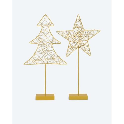 LED-Fenster-Deko Stern & Baum