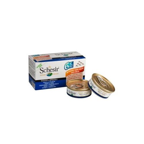 Schesir 24x50g Thunfisch mit Wolfsbarsch, in Gelee