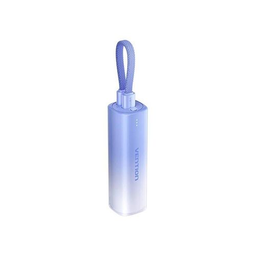 Vention Powerbank 5000mAh FHWL0 20W + USB-C to lightning cable (blue) Powerbank (Akku) - Purple - 5000 mAh
