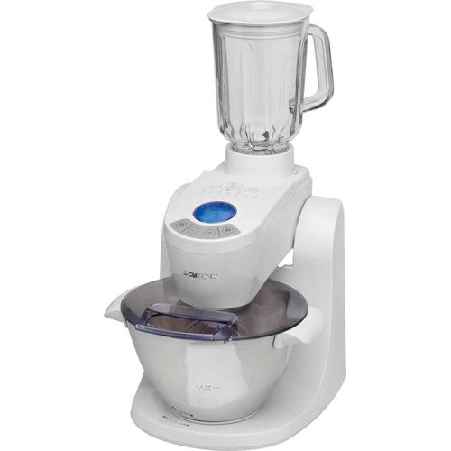 Clatronic KM 3354 Küchenmaschine, Kunststoffgeh?use, 1000 Watt, 4 l Beh?lter, Standmixeraufsatz