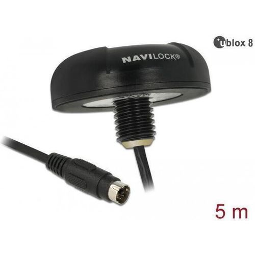 Navilock NL-6004P. Schnittstelle: MD6 Navilock, Sensitivität: -160 dBmW, Signale benutzt: L1. Breite: 62 mm, Tiefe: 62 mm, Höhe: 21 mm