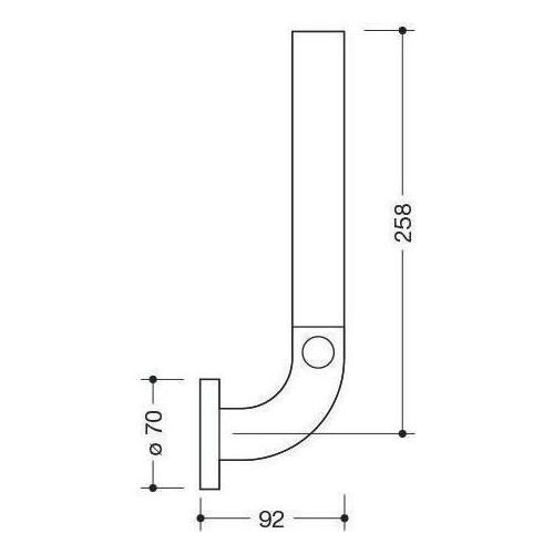 HEWI 801.21.202 92 Reservepapierhalter Ser 801,