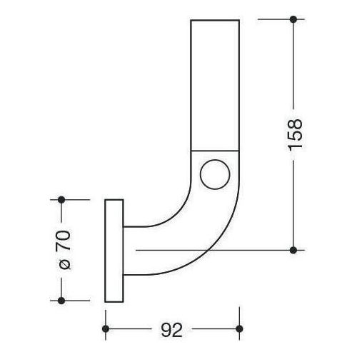 HEWI 801.21.201 97 Reservepapierhalter Ser 801,
